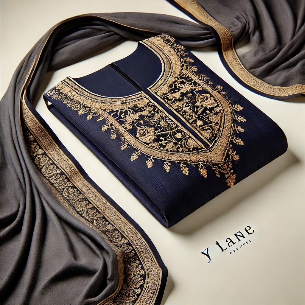 Navy Blue Churidar