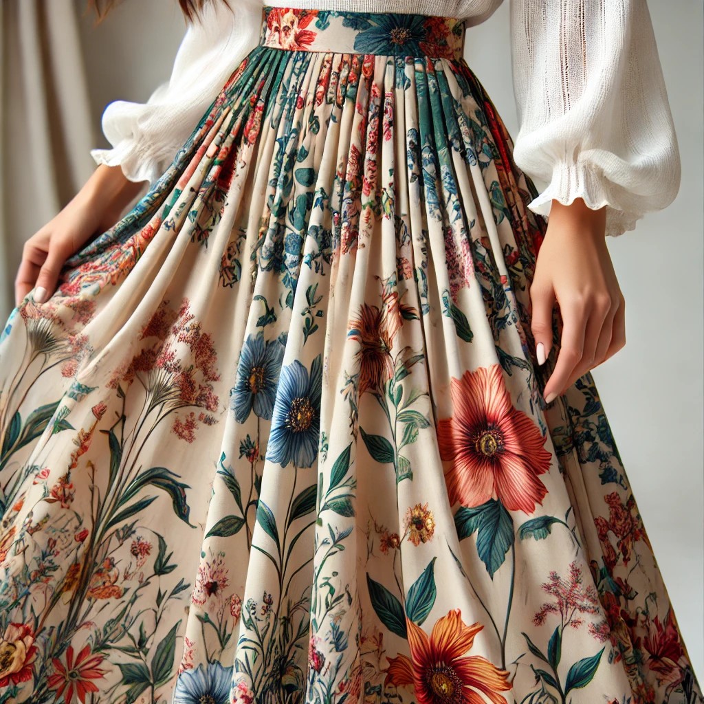 Floral Maxi Skirt