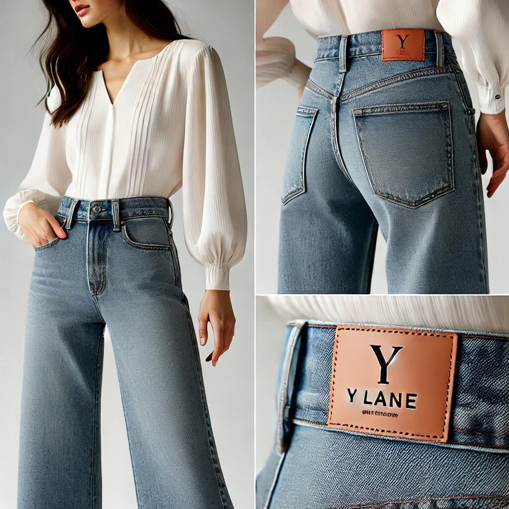 High Rise Wide Leg Jeans