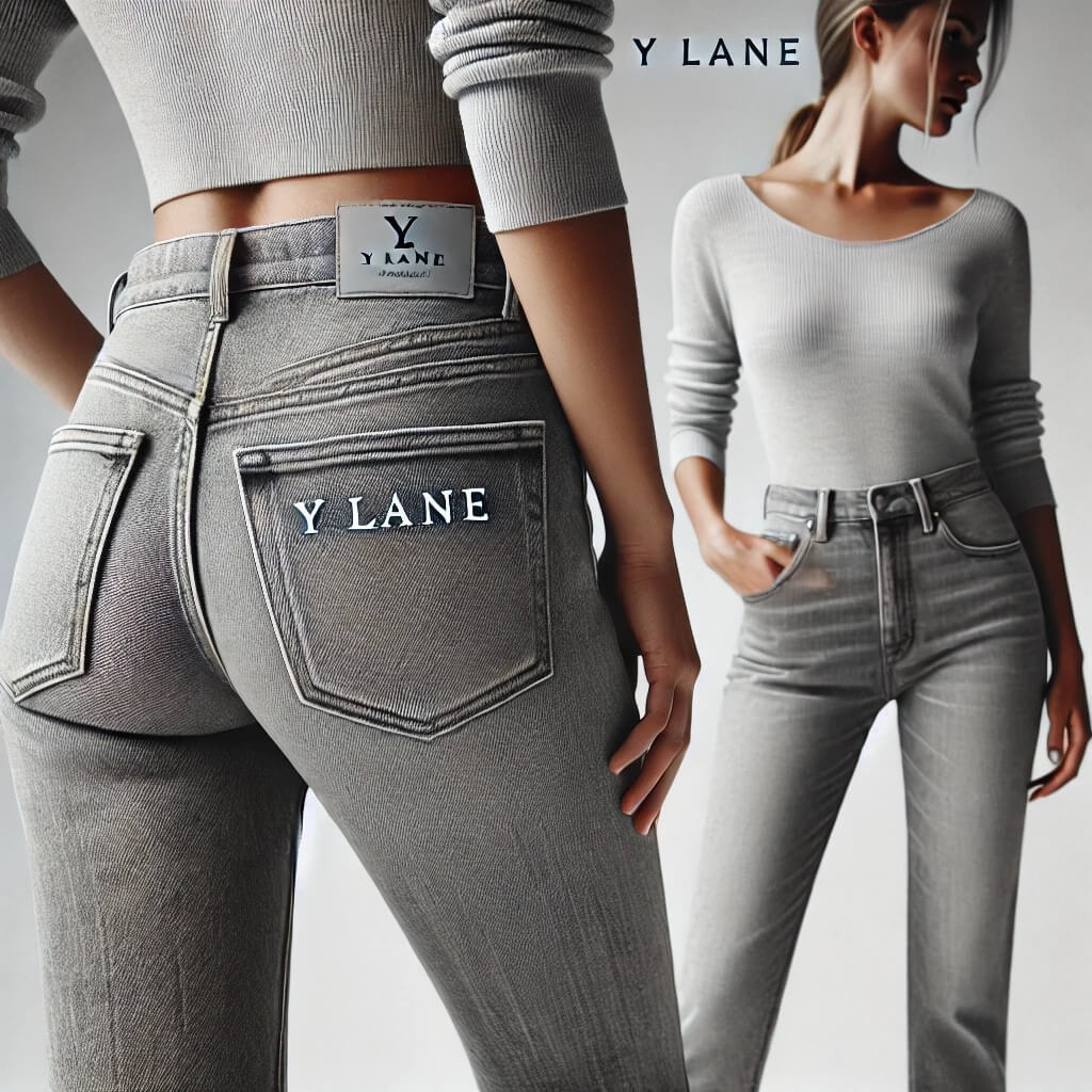 Mid Rise Straight Fit Jeans
