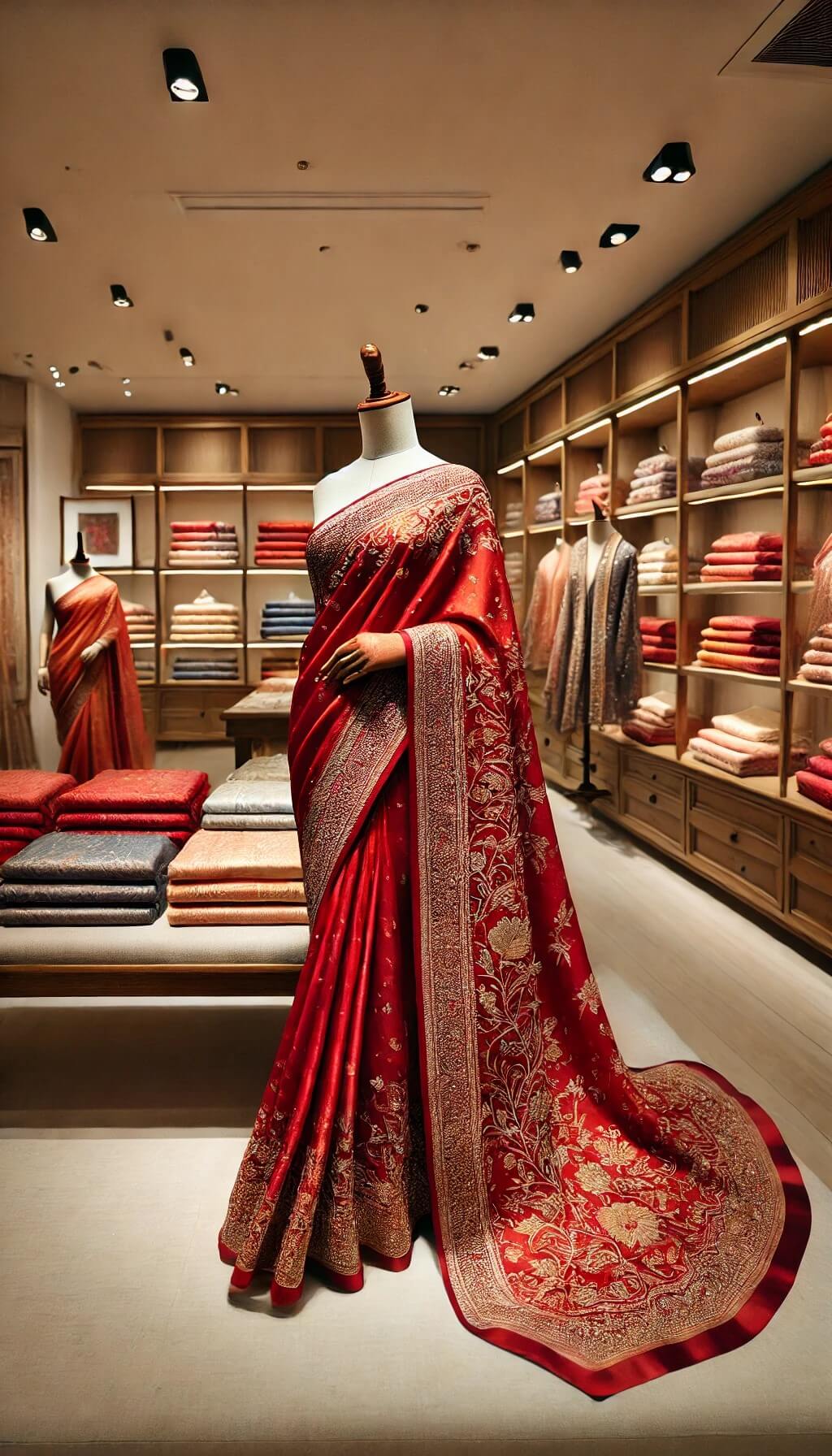 red saree