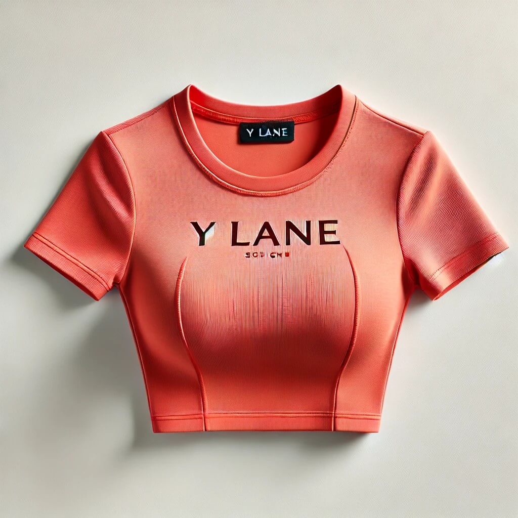 red croptop